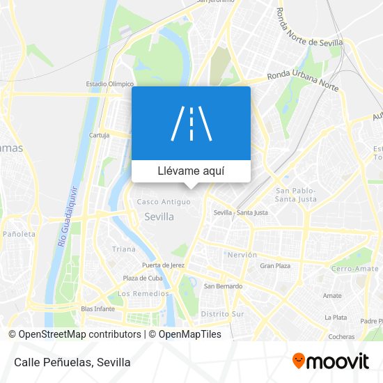Mapa Calle Peñuelas