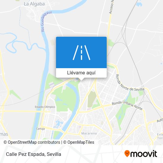 Mapa Calle Pez Espada