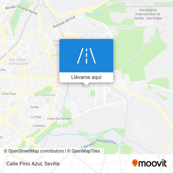 Mapa Calle Pino Azul