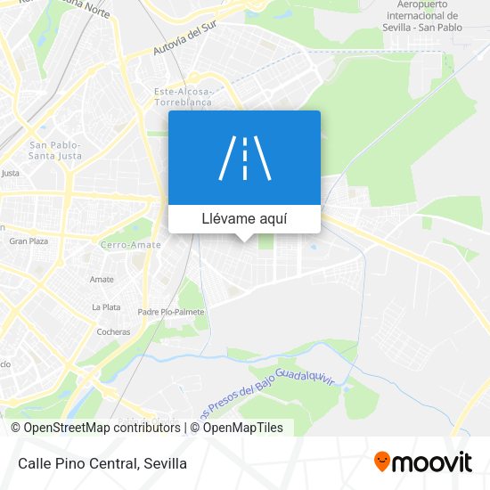 Mapa Calle Pino Central