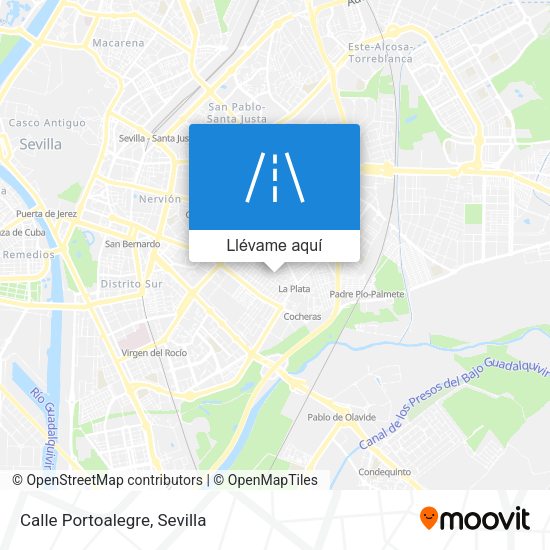 Mapa Calle Portoalegre