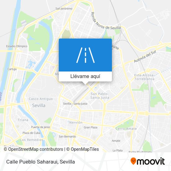 Mapa Calle Pueblo Saharaui