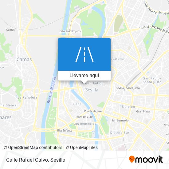 Mapa Calle Rafael Calvo