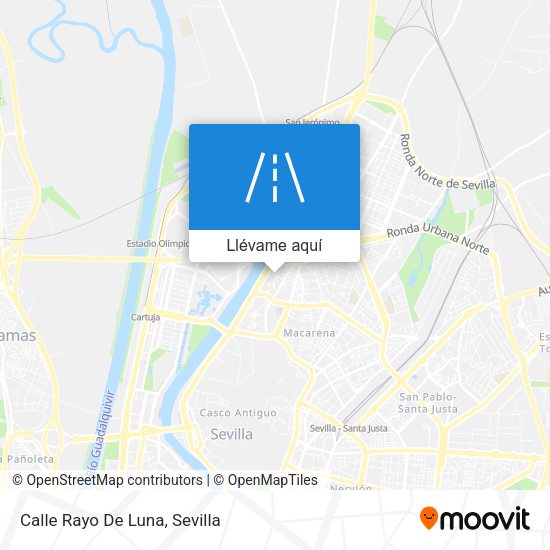 Mapa Calle Rayo De Luna