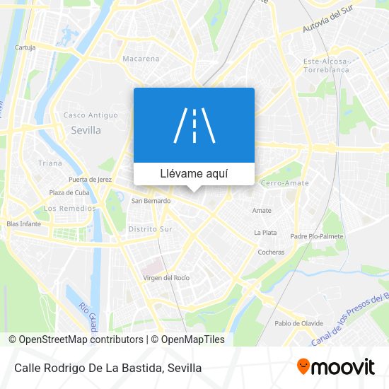 Mapa Calle Rodrigo De La Bastida