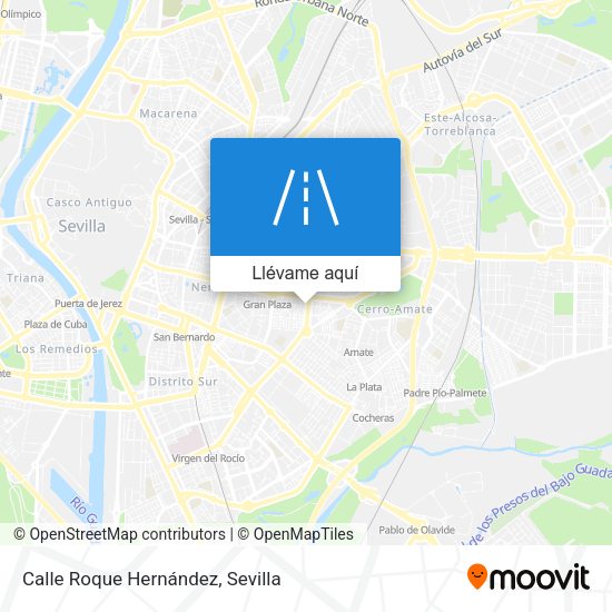 Mapa Calle Roque Hernández