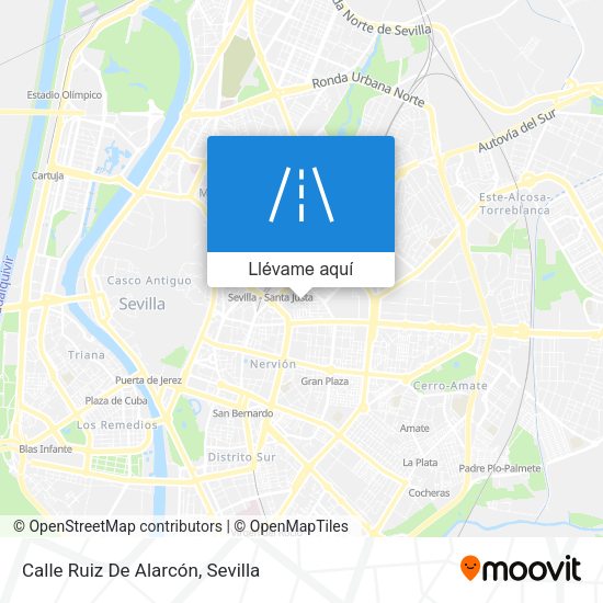 Mapa Calle Ruiz De Alarcón