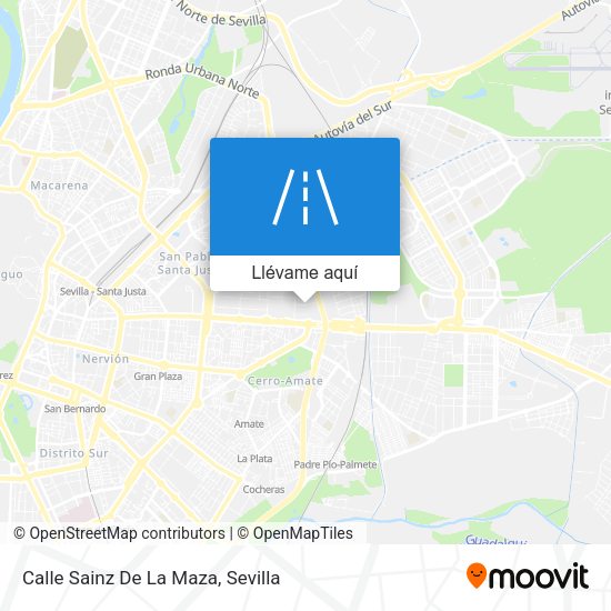 Mapa Calle Sainz De La Maza