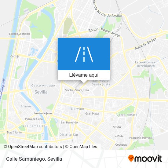 Mapa Calle Samaniego