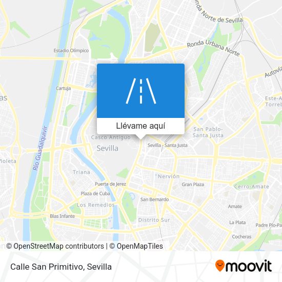 Mapa Calle San Primitivo