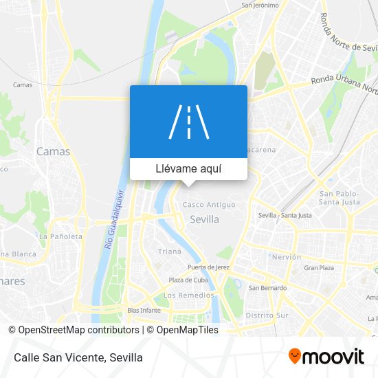 Mapa Calle San Vicente