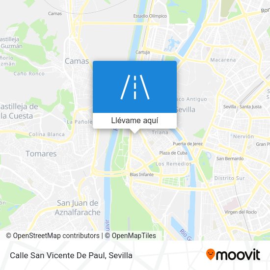 Mapa Calle San Vicente De Paul
