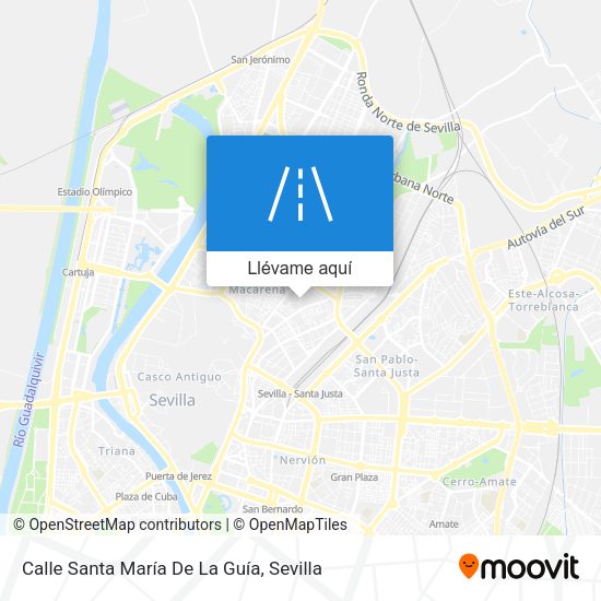 Mapa Calle Santa María De La Guía