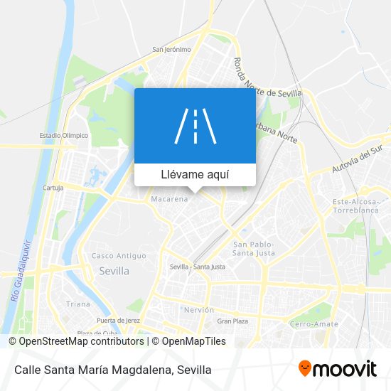 Mapa Calle Santa María Magdalena