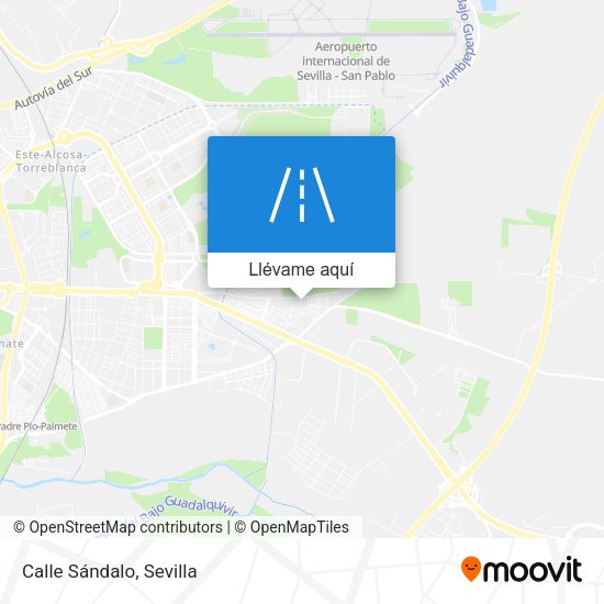 Mapa Calle Sándalo