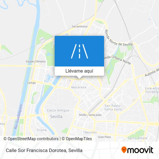 Mapa Calle Sor Francisca Dorotea
