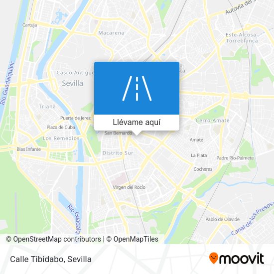 Mapa Calle Tibidabo