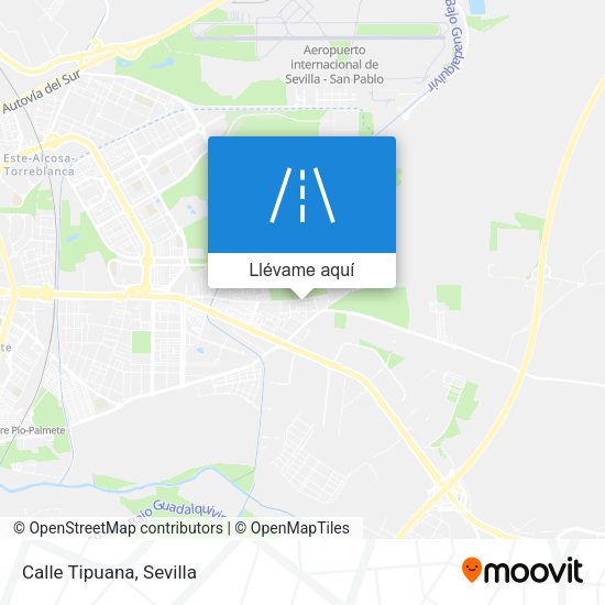 Mapa Calle Tipuana
