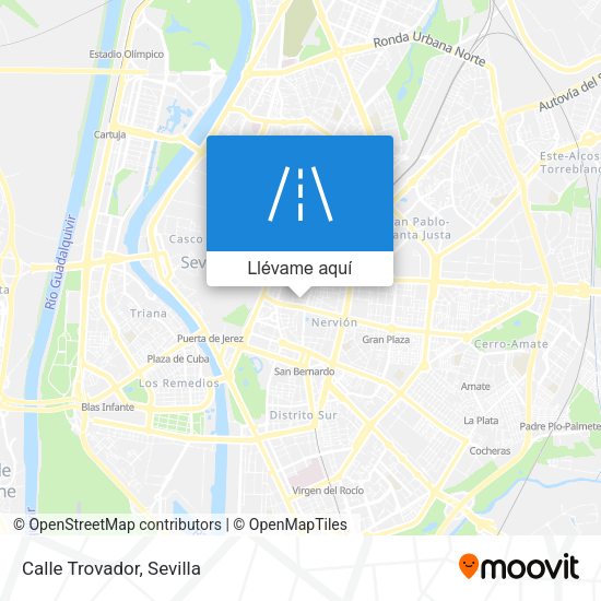 Mapa Calle Trovador