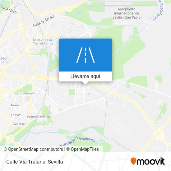 Mapa Calle Vía Traiana