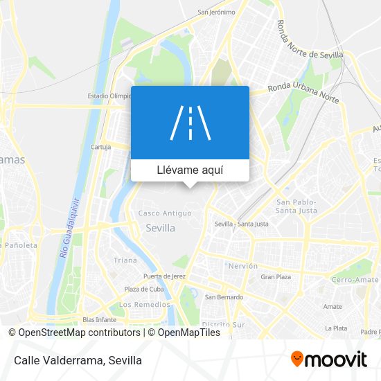 Mapa Calle Valderrama