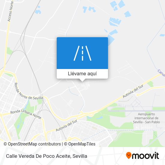 Mapa Calle Vereda De Poco Aceite