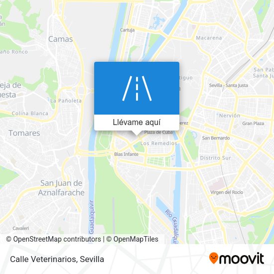 Mapa Calle Veterinarios