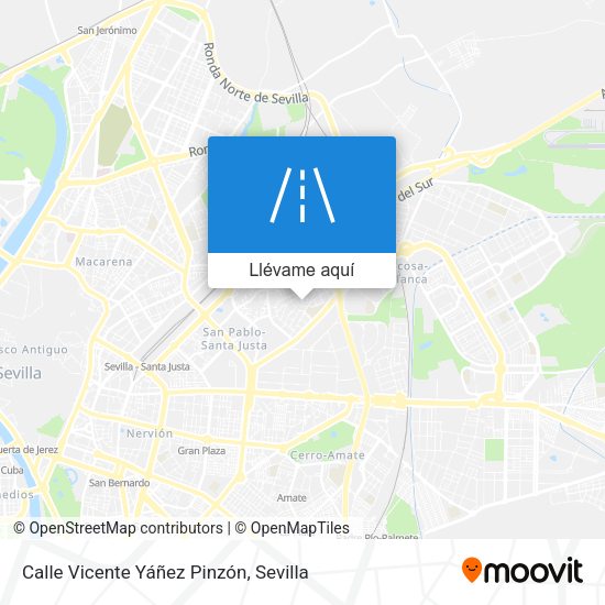 Mapa Calle Vicente Yáñez Pinzón
