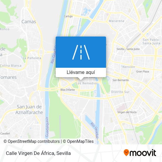 Mapa Calle Virgen De África