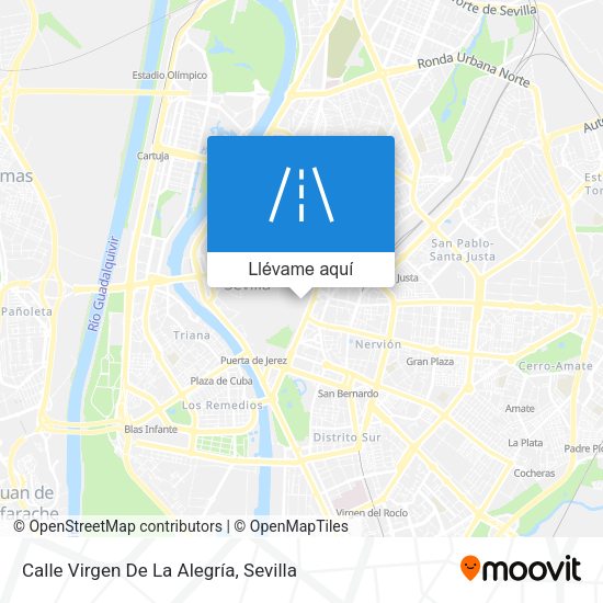 Mapa Calle Virgen De La Alegría