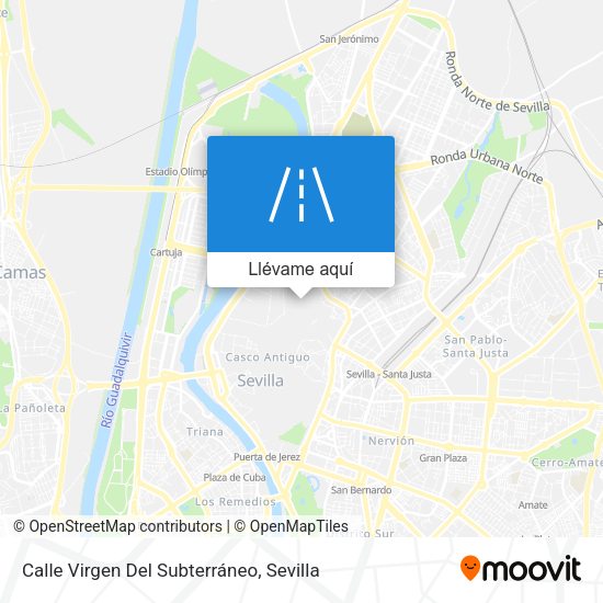 Mapa Calle Virgen Del Subterráneo