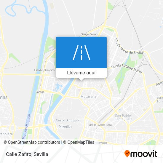 Mapa Calle Zafiro