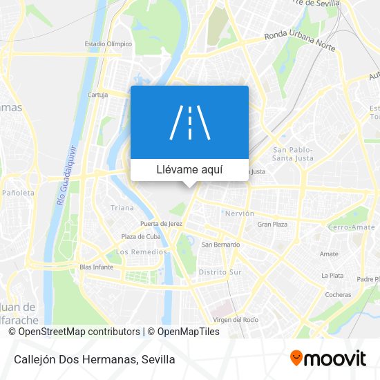 Mapa Callejón Dos Hermanas