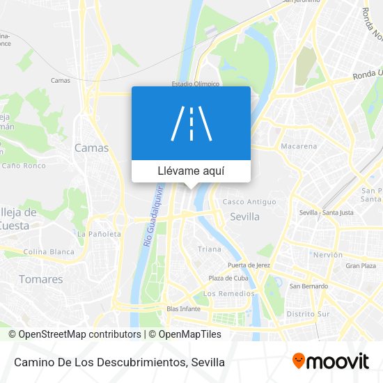Mapa Camino De Los Descubrimientos