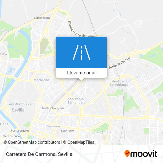 Mapa Carretera De Carmona