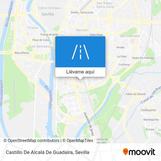 Mapa Castillo De Alcalá De Guadaíra