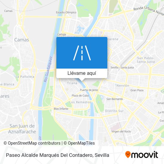Mapa Paseo Alcalde Marqués Del Contadero
