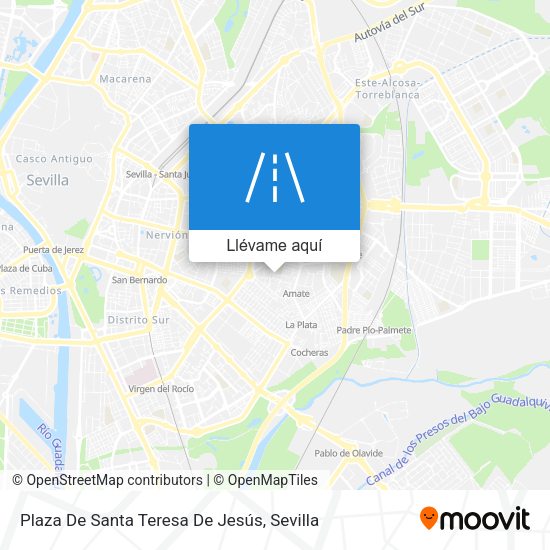 Mapa Plaza De Santa Teresa De Jesús