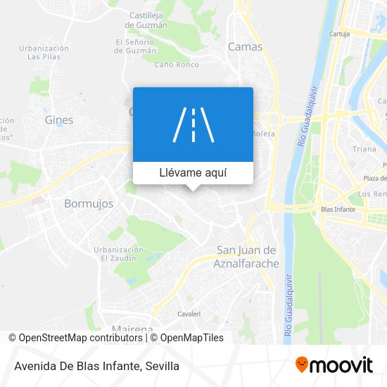 Mapa Avenida De Blas Infante