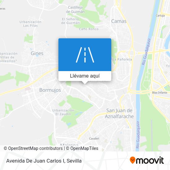 Mapa Avenida De Juan Carlos I