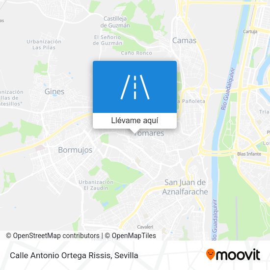 Mapa Calle Antonio Ortega Rissis