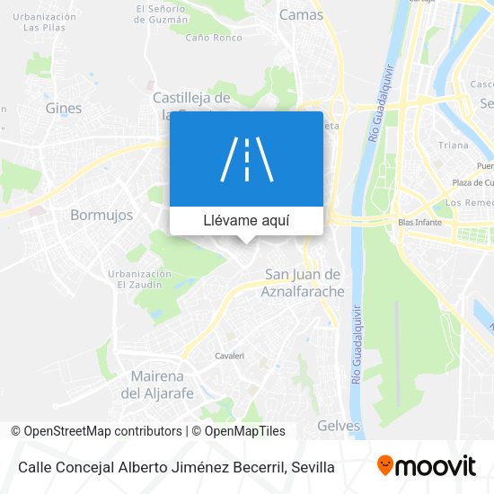 Mapa Calle Concejal Alberto Jiménez Becerril