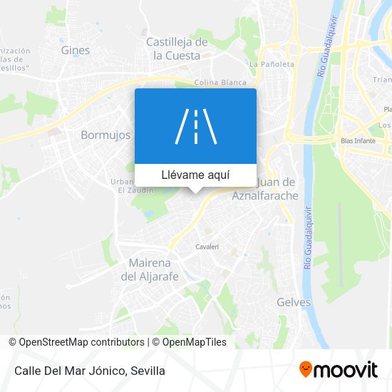 Mapa Calle Del Mar Jónico
