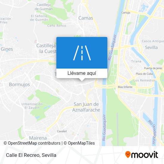 Mapa Calle El Recreo