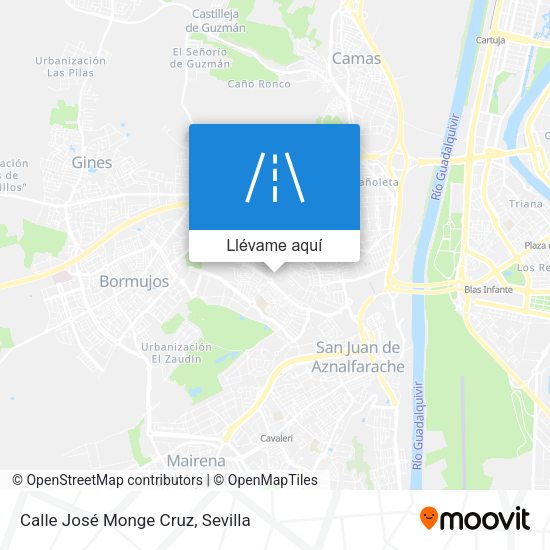 Mapa Calle José Monge Cruz