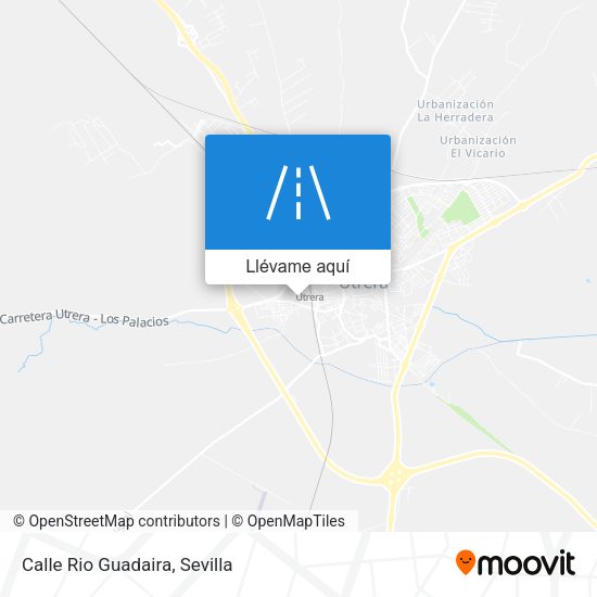 Mapa Calle Rio Guadaira