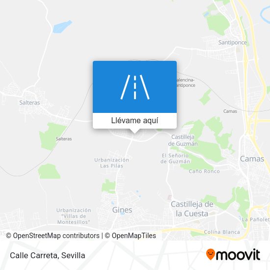 Mapa Calle Carreta
