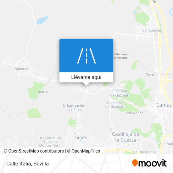 Mapa Calle Italia