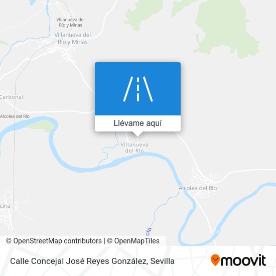 Mapa Calle Concejal José Reyes González