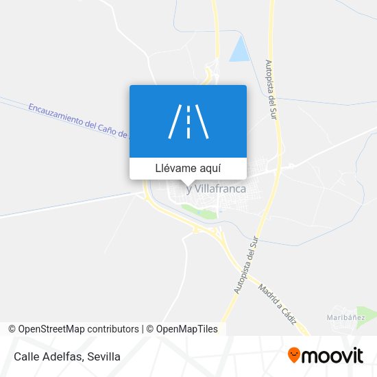 Mapa Calle Adelfas